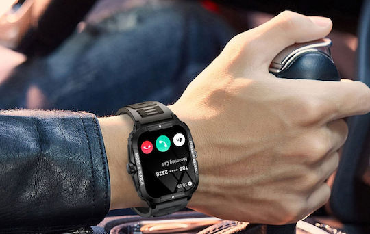 Colmi P76 Smartwatch Cu Palarograf Negru Și Portocaliu Large