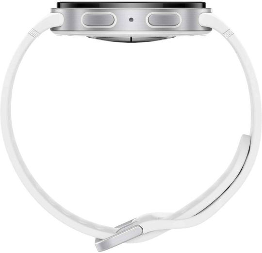 Samsung Galaxy Watch8 Aluminium 44mm Waterproof with Heart Rate Monitor (Silver)