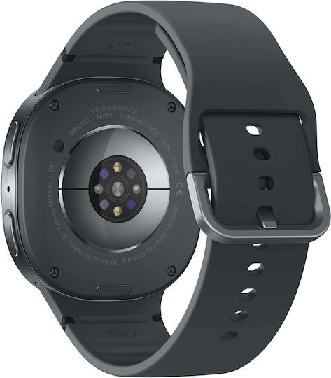 Samsung Galaxy Watch8 Aluminium 44mm Waterproof with eSIM and Heart Rate Monitor (Dark Gray)