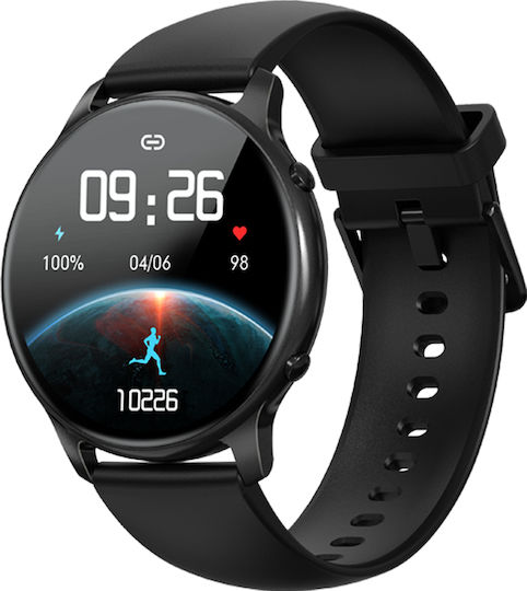 eXtremeFiT Pro Aluminium Smartwatch με Παλμογράφο (Μαύρο)
