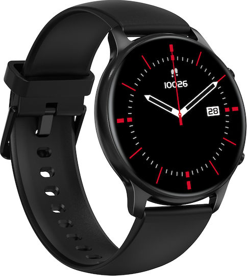 eXtremeFiT Pro Aluminium Smartwatch με Παλμογράφο (Μαύρο)