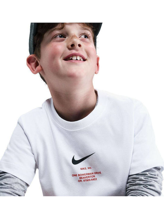 Детска тениска White / Black SPORTSWEAR