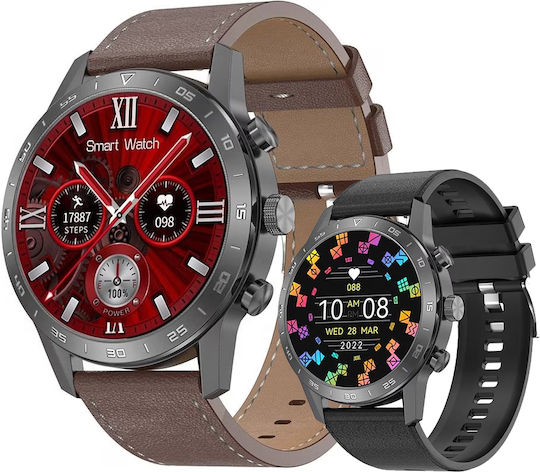 OneWatch Plus Aluminium με Παλμογράφο (Καφέ)