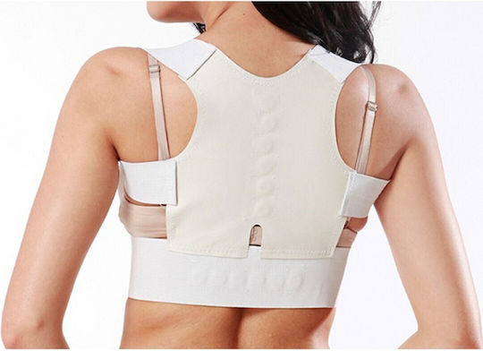 Factory Magnetic Belt Back for Men for Women White 7360