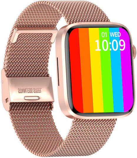 Gamma Fit Aluminium Smartwatch mit Pulsmesser (Gold)