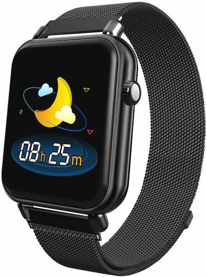 Fit Ypro Смартчасовник с Пулсомер (Черен)