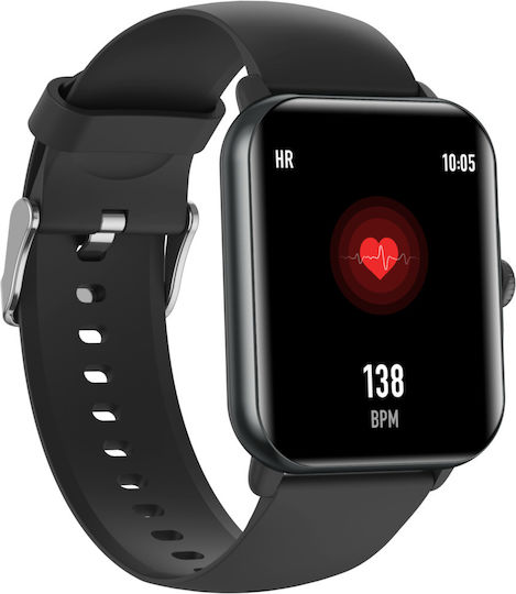 Nexus FiT Aluminiu Smartwatch (Negru)