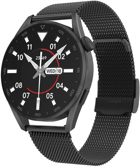 DeltaFiT Max Smartwatch with Heart Rate Monitor (Black)