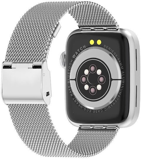 WearPro FiT Aluminiu Smartwatch (Argintiu)