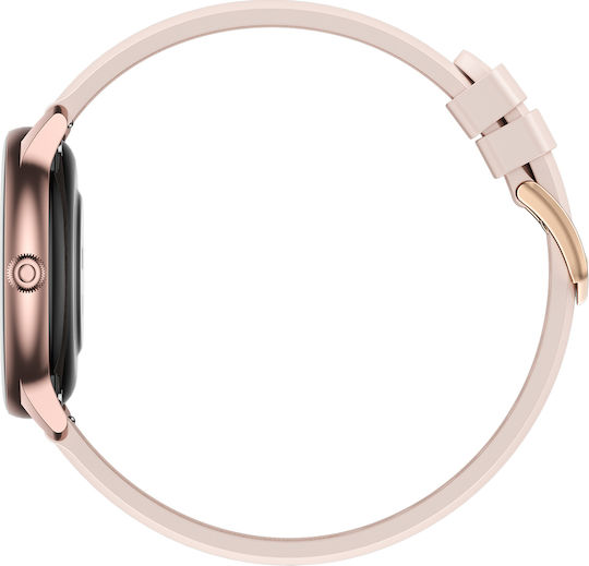 LadyCrown FiT Aluminium Smartwatch με Παλμογράφο (Χρυσό)