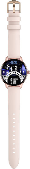 LadyCrown FiT Aluminium Smartwatch με Παλμογράφο (Χρυσό)