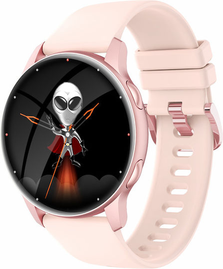 Wibe FiT Aluminium Smartwatch με Παλμογράφο (Χρυσό)