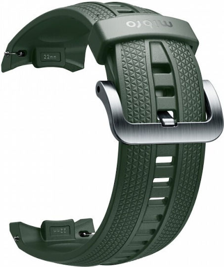 Mibro GS Explorer Stainless Steel Αδιάβροχο Smartwatch με Παλμογράφο (Πράσινο)