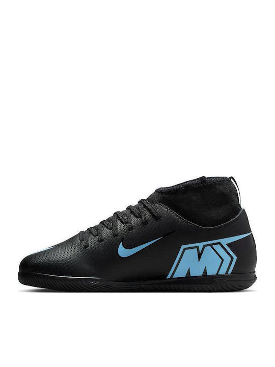 Jr Mercurial Superfly 10 Club IC Kids Indoor Soccer Cleats Black