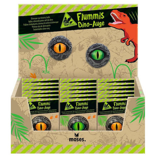 Moses Dino Eye Kinderspaßball 4.5cm (Verschiedene Designs) 1Stück