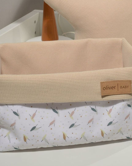 Baby Oliver Бебешка кошница за козметика Бежов 1бр Baby Oliver Бебешка кошница за козметика Бежов 1бр