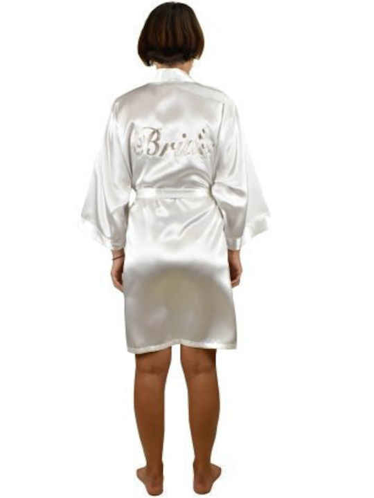 Secret Point Summer Women's Robe White