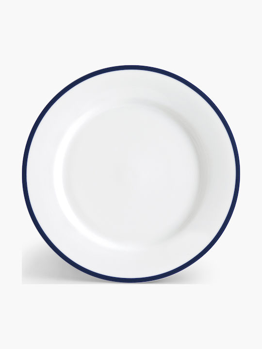 Ionia Mediterraneo platter 30cm Serving Platter made of Porcelain White - Blue with Diameter 30cm Ionia Mediterraneo platter 30cm Serving Platter made of Porcelain White - Blue with Diameter 30cm
