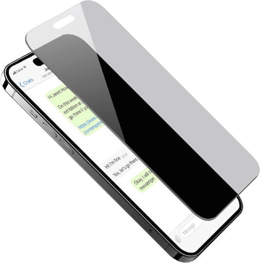 Puro Tempered Glass Puro Privacy Tempered Glass Iphone 16/iphone 15