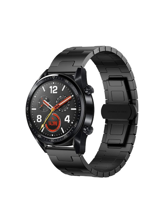 Curea Oțel inoxidabil Negru (Huawei Watch GT/GT Pro 2/3/4/5 / Ultimate 46mm)