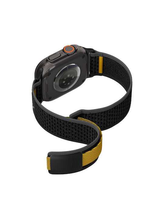Spigen Athlex Air Armband Stoff Schwarz (Apple Watch 44/45/46mm/Ultra 49mm)