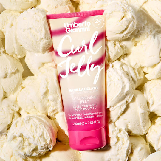 Curl Defining Gel Curl Jelly Scrunching Jelly Vanilla Gelato Umberto Giannini 200 Ml Curl Jelly Vanilla Gelato