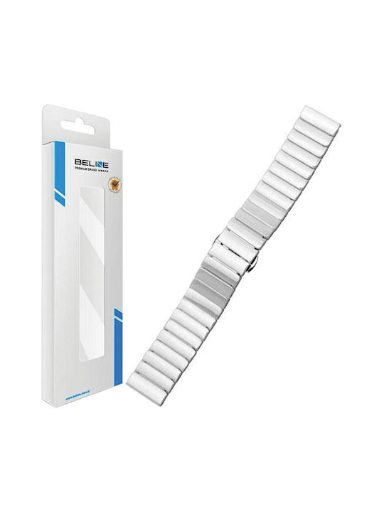 Beline Ceas cu curea 20mm Solid White/alb
