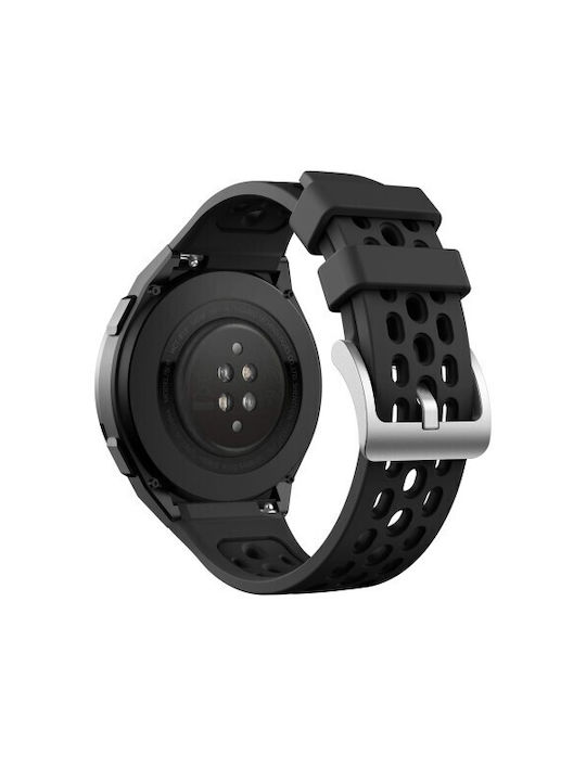 Λουράκι Σιλικόνης Μαύρο (Huawei Watch GT 2e)