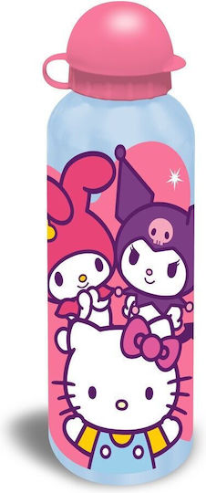 Kids Licensing Παιδικό Παγούρι Hello Kitty Αλουμινίου 500ml (Διάφορα Σχέδια/Χρώματα)