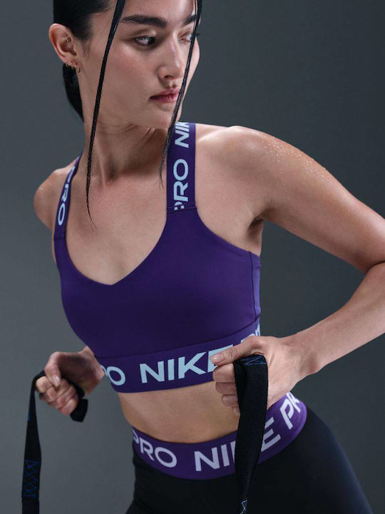 Dri-Fit Women's Sports Bra Purple / White