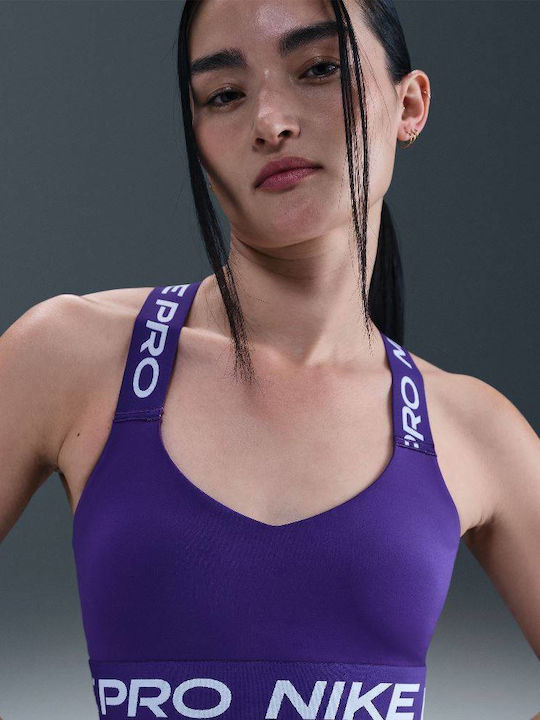 Dri-Fit Women's Sports Bra Purple / White