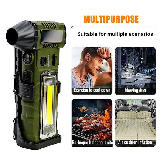Mini Rechargeable Handheld Blower 13000 RPM With 800mAh Battery