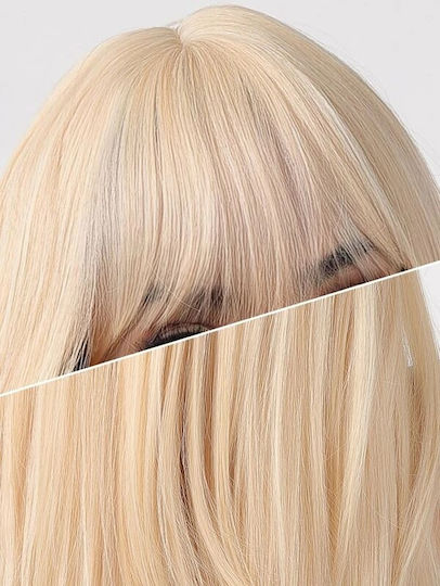 Hair Duty Wig with Synthetic Hair in Blonde Color 66cm