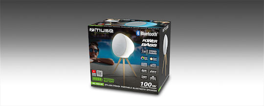 Muse ML-655ΒΤ Ηχείο Bluetooth 100W Λευκό