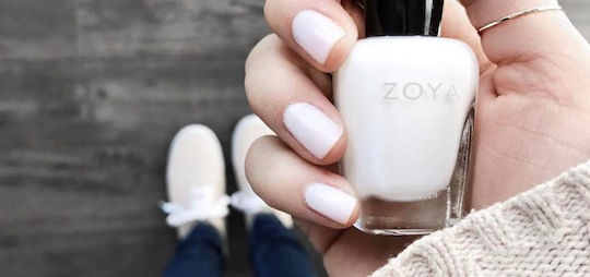 Zoya Sheer Top Coat Long Lasting Quick Dry White 15ml