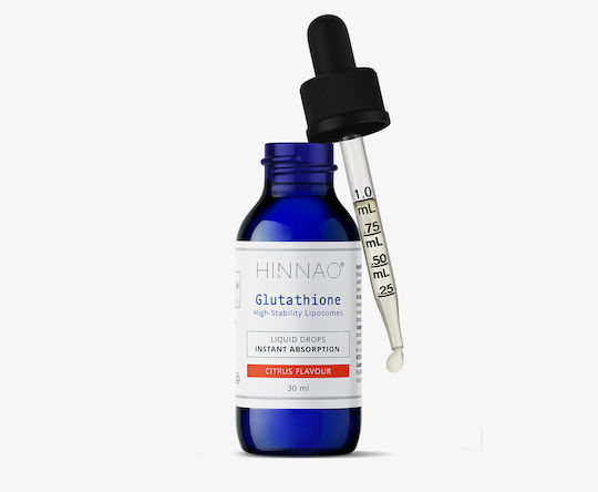 HINNAO HINNAO Glutathione 200mg Besondere Nahrungsergänzungsmittel 30ml Geschmack Zitrus