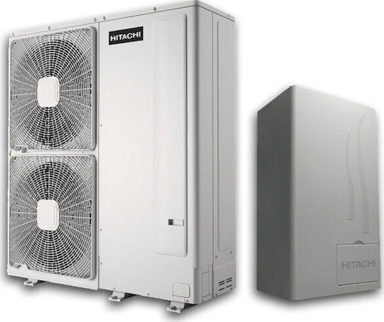 Hitachi Yutaki S Αντλία Θερμότητας 16kW Τριφασική 60°C Split