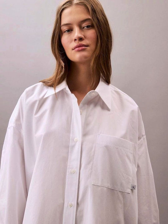 Καλοκαιρινό Mini Σεμιζιέ Φόρεμα Brilliant White