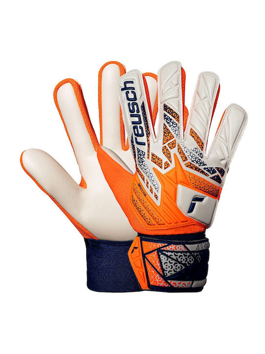 Reusch Attrakt Starter Solid Kids Goalkeeper Gloves Multicolour