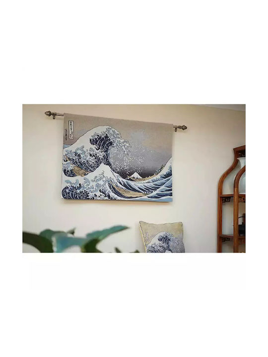Signare Woven Wall Tapestry 100x69cm – Great Wave Off Kanagawa