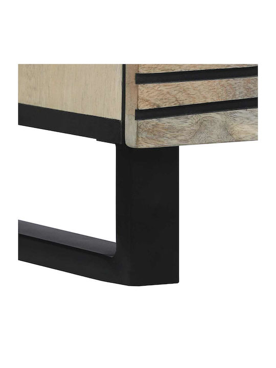 Cabinet Floor Wardrobes White and Black 60x33.5x100cm