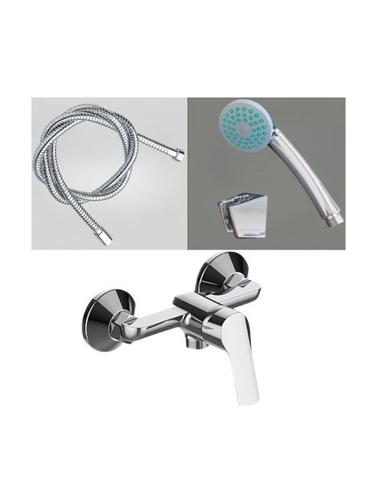 Bormann Elite BTW3370 Mixing Bathtub Shower Faucet Silver