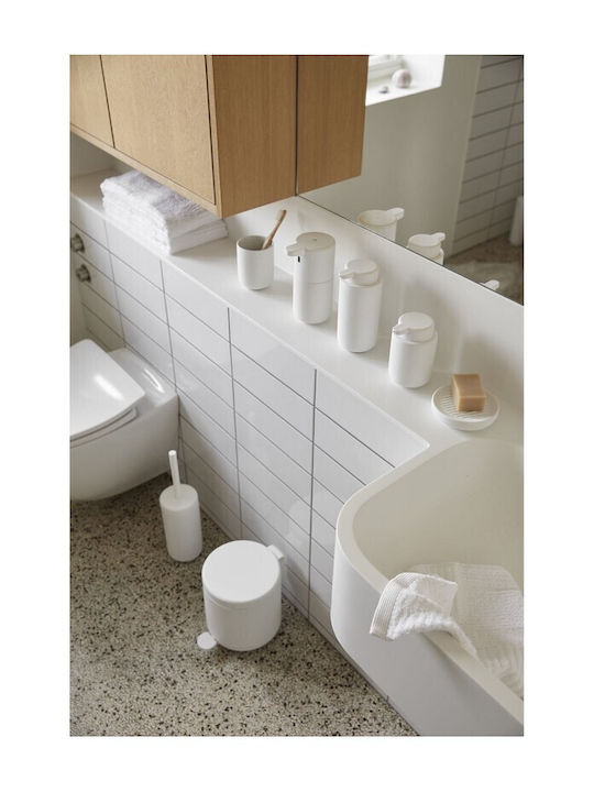 Zone Denmark Ume 330407 Plastic Bathroom Basket Soft Close 4lt White