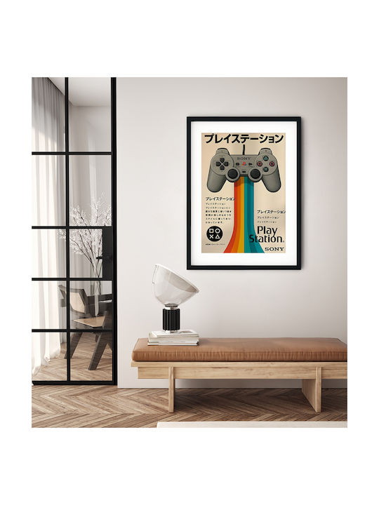 Gaming Poster Playstation 1 Controller Japanese Edition Gm2385 50cm X 70cm