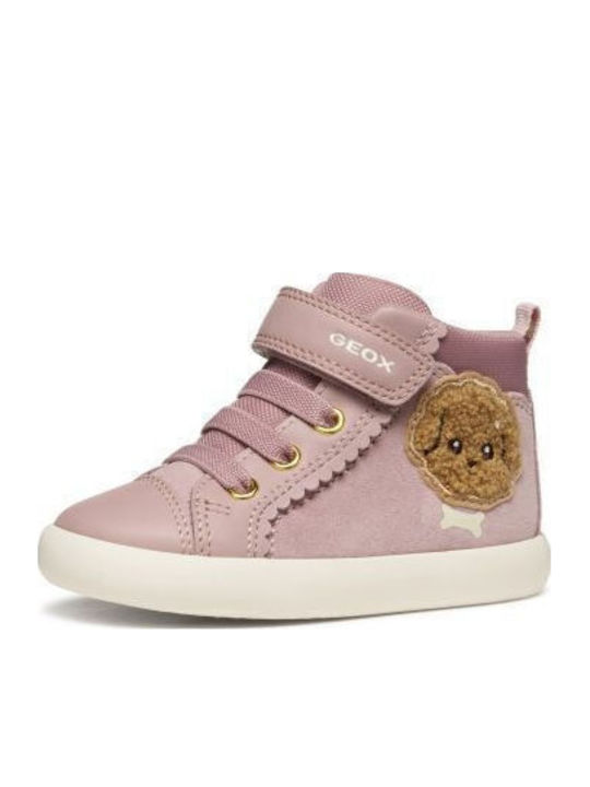 Geox Sneaker Booties Pink