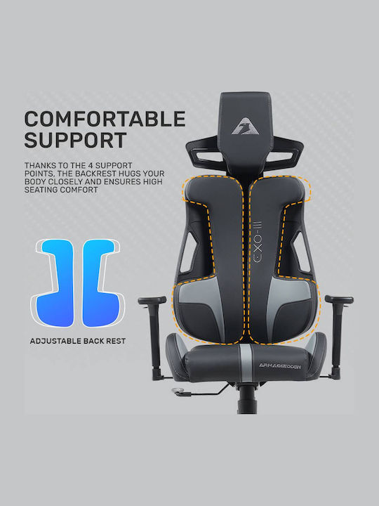 Armaggeddon Exo III Artificial Leather Gaming Chair with Adjustable Arms Honey Bourbon