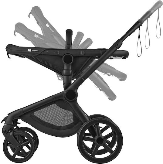 Bugaboo Fox 5 Renew Verstellbar 2 in 1 Baby Kinderwagen Geeignet für Neugeborene Black/Heritage Black