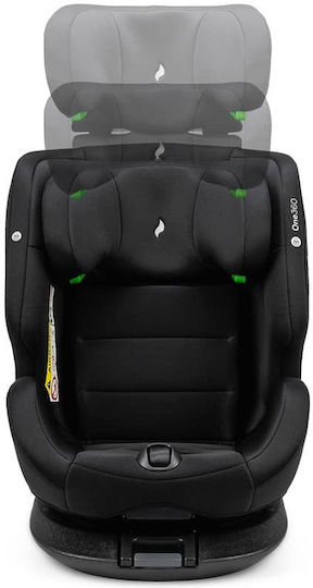 One 360° Autositz i-Size mit Isofix All Black 0-36 kg