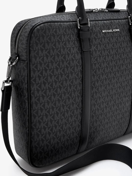 Piele Geantă pentru bărbați De umăr / tip crossbody Neagră