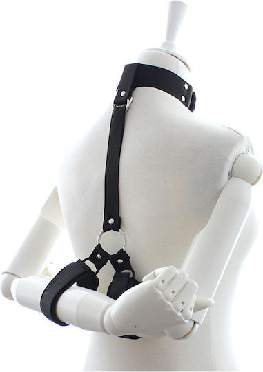 Smd Bound & Helpless BDSM Neck & Wrist Restraint Kit Beginners Black